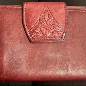 Rolf’s vintage cowhide Burgandy wallet